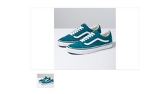 Vans Old Skool Blue Coral/True White Sz 3.5Mn/3.5y/ 5womens