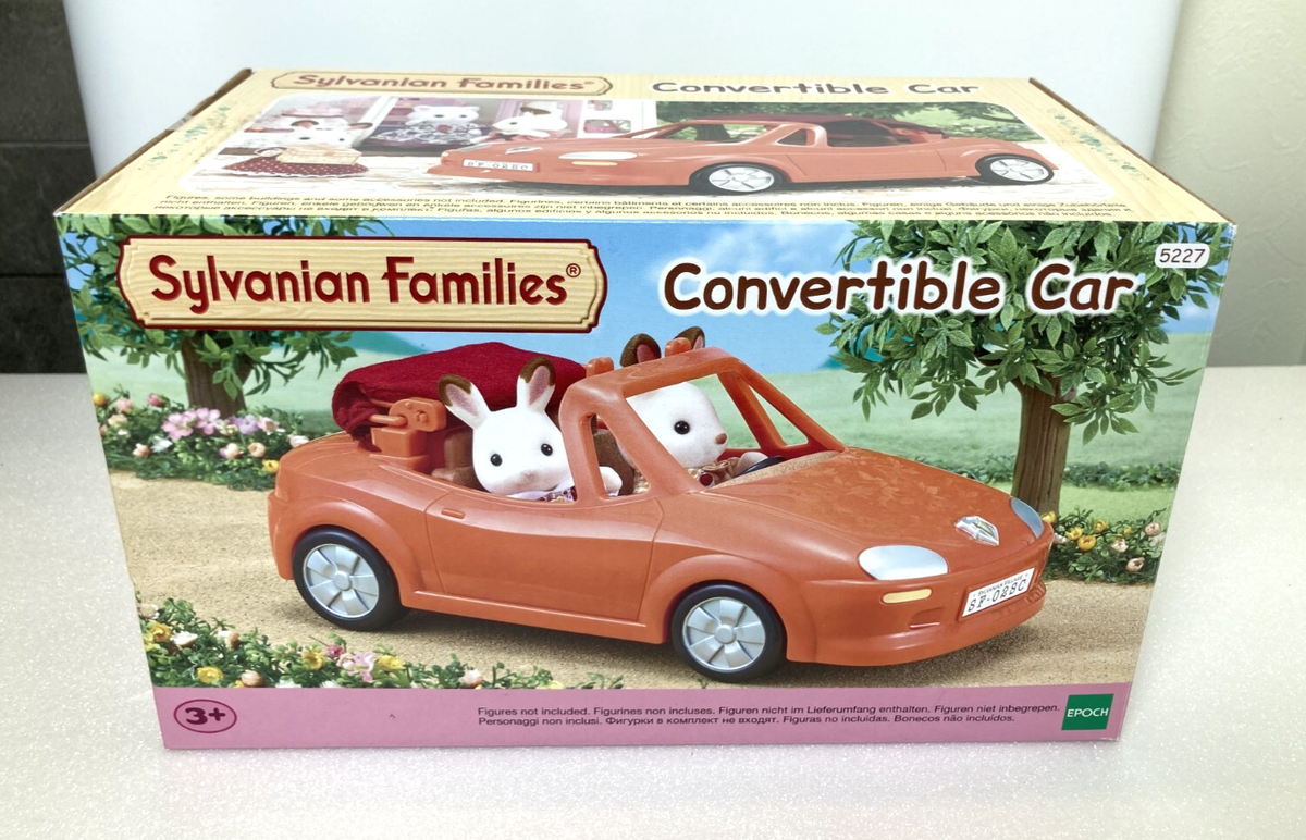 Sylvanian Families Calico Critters Convertible Car City Open Car