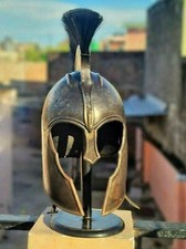Antique Troy Achilles Armour Knight Crusader Spartan Warrior Vintage Helmet
