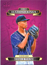 2021 Panini Diamond Kings Baseball Debut DDK-CI Triston McKenzie 