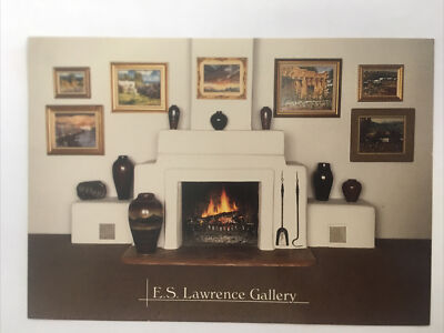 E. S. Lawrence Gallery Taos New Mexico Vintage Postcard