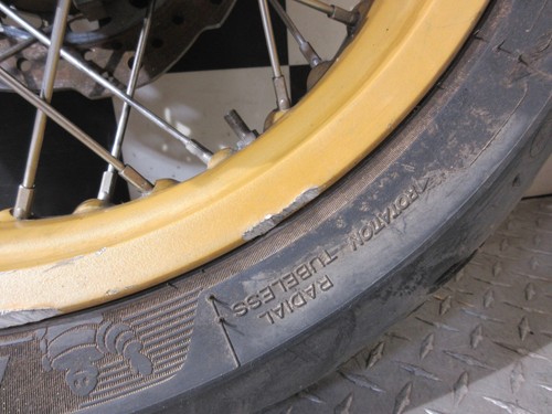 16-20 2017 CRF1000 HONDA CRF 1000 AFRICA REAR WHEEL TIRE RIM hub 17 inch rim - Picture 6 of 10
