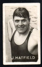 J. HATFIELD 1923 FAMOUS BRITISH RECORD HOLDERS THE CHAMPION #66 VERY GOOD