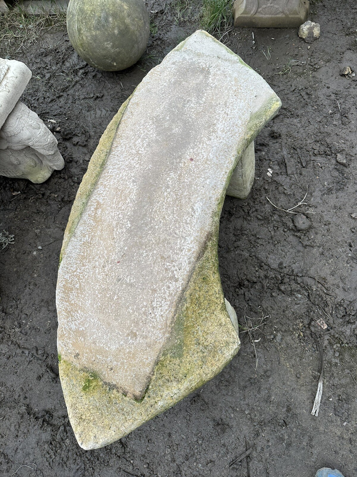 Cast Stone Bench eBay