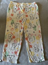 Women s Winnie the Pooh Pajama Pants White Size XL 16/18