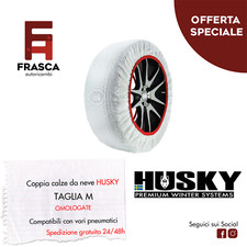 Coppia Calze da Neve Husky 15" TAGLIA M Omologate EN 16662-1
