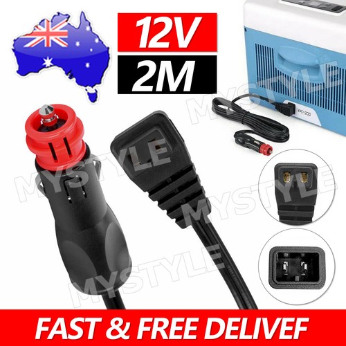 12V Merit and Cigarette Plug to Waeco Fridge Adaptor 2M Power Lead