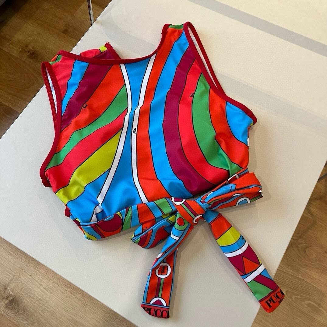 Emilio Pucci Bikini Set - Luxury Italian Swimwear - Colorful Two