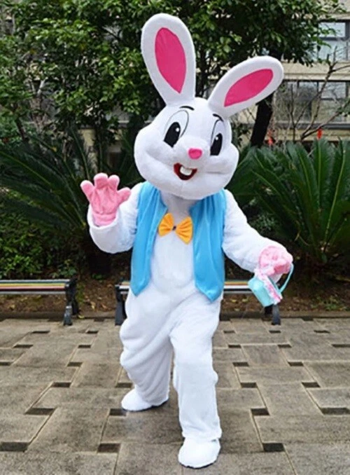 Pâques Lapin Mascot Déguisement Animal Taille Adulte Dessin Animé Cosplay