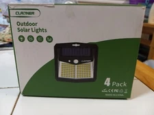 Claoner Outdoor Solar Lights 4 Pack