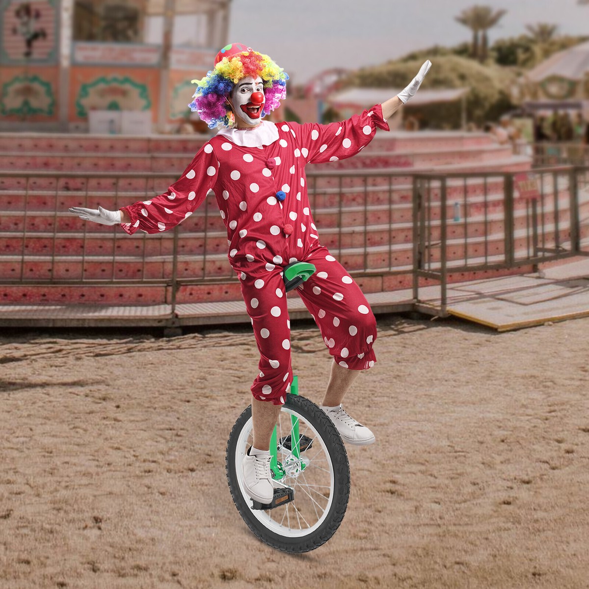Adjustable Exercise Unicycle, Outdoor Unicycle, One Wheel Bike | eBay