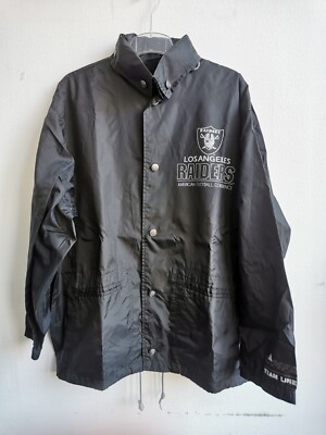 Vintage Campri Team Line LA Raiders NFL Leader Jacke M schwarz