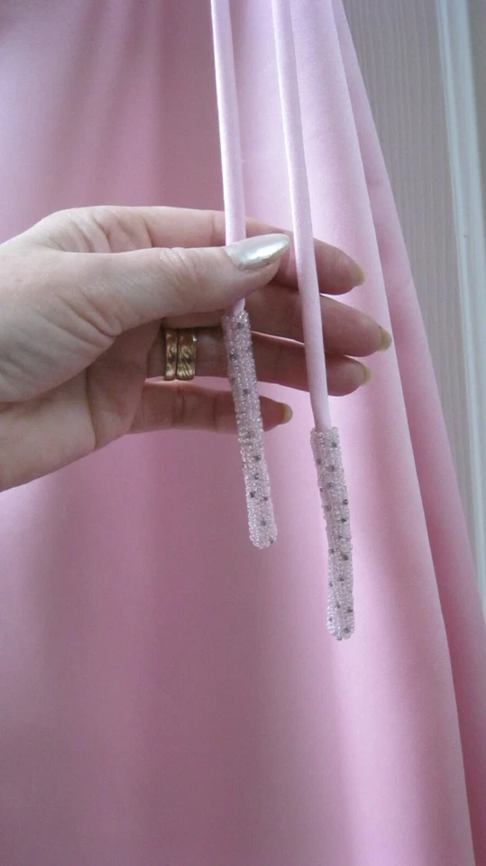 Vestido vintage Alfredo Angelo rosa graduación/dama de honor/formal sin mangas talla 4 Foto 4 de 4