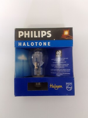 PREMIUM MARKE PHILIPS 60W ES E27 KLAR HALOGEN LESELAMPE GLÜHBIRNE HALOTON
