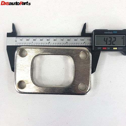 T3 T3/T4 T70 GT35 HX35W HX40W Turbo Manifold side T3 4 Bolt Flange and Gasket - Picture 3 of 9