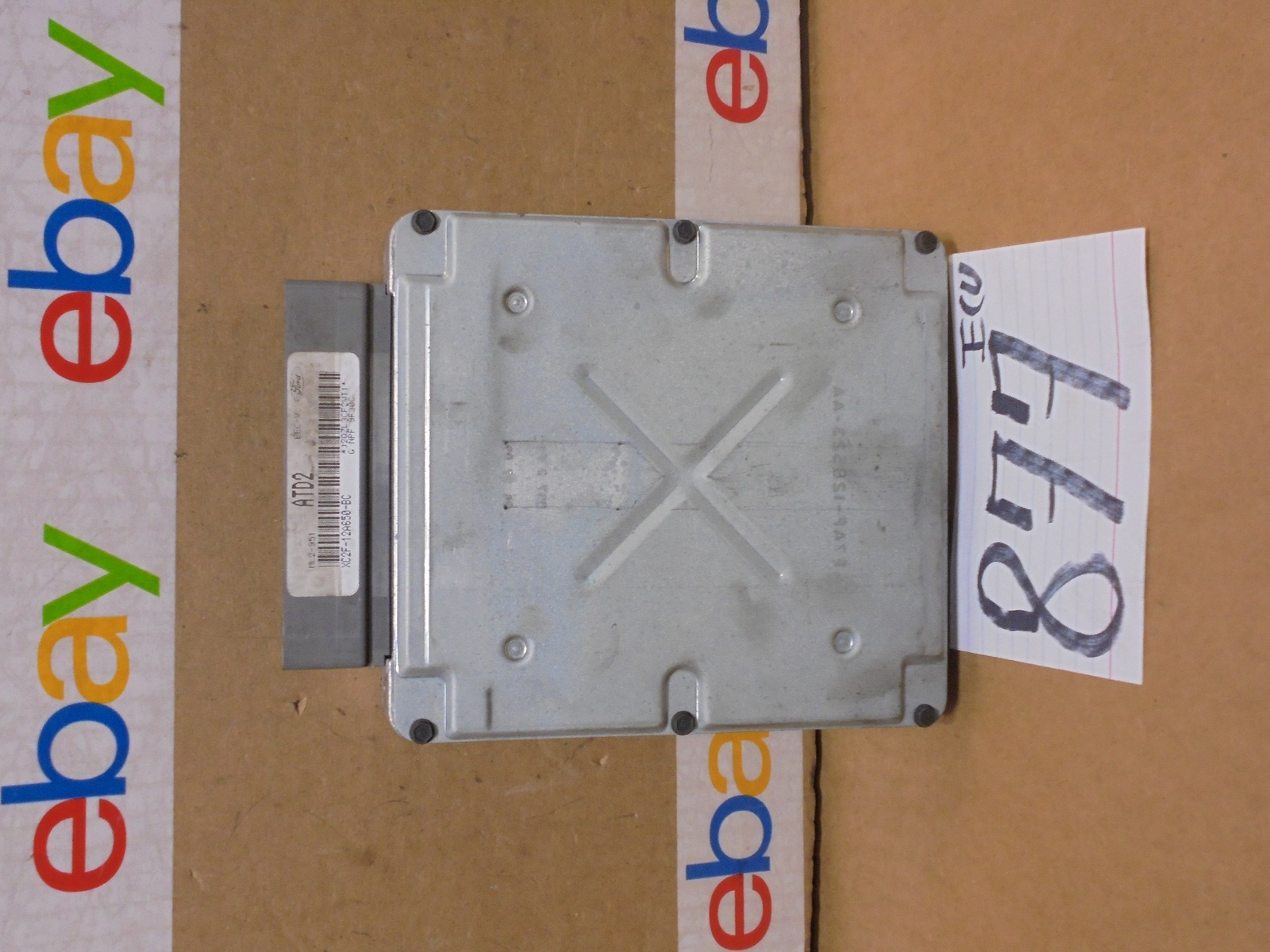 99 Ford Van Ecoline #877 Engine Computer ECM ECU XC2F-12A650-BC