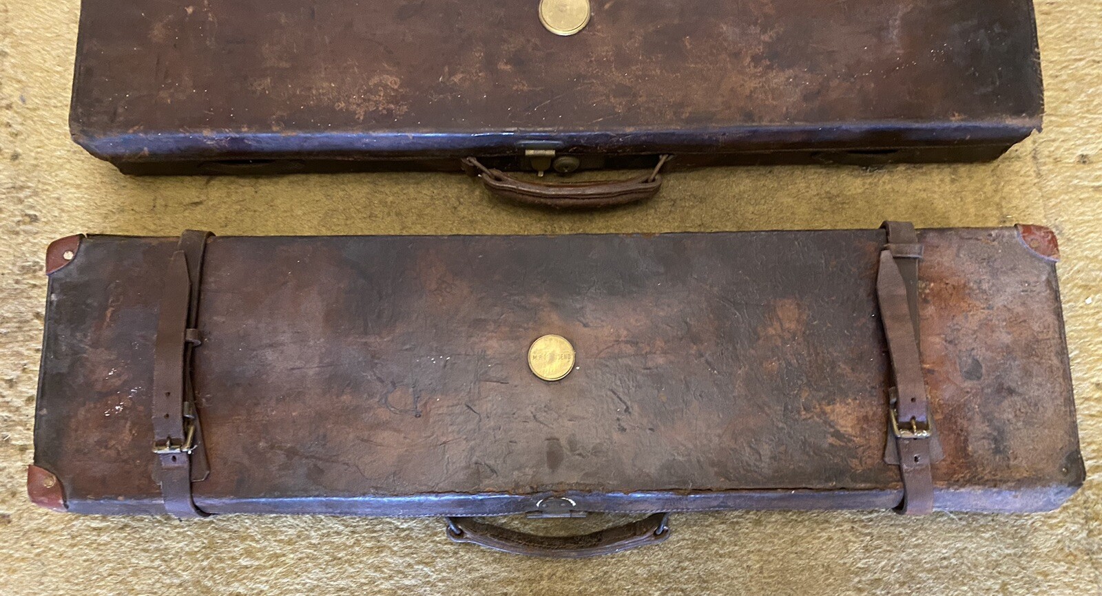 antique leather gun case eBay