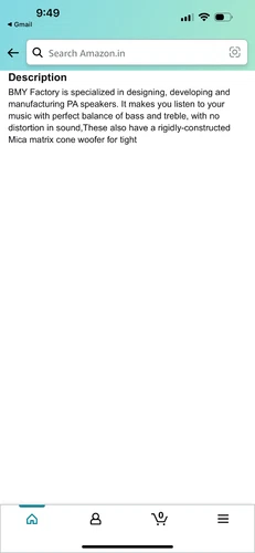 BMY Speaker W450-35 Sub Woofer Speaker 95db 1000 watts 18" Subwoofer - Picture 3 of 4