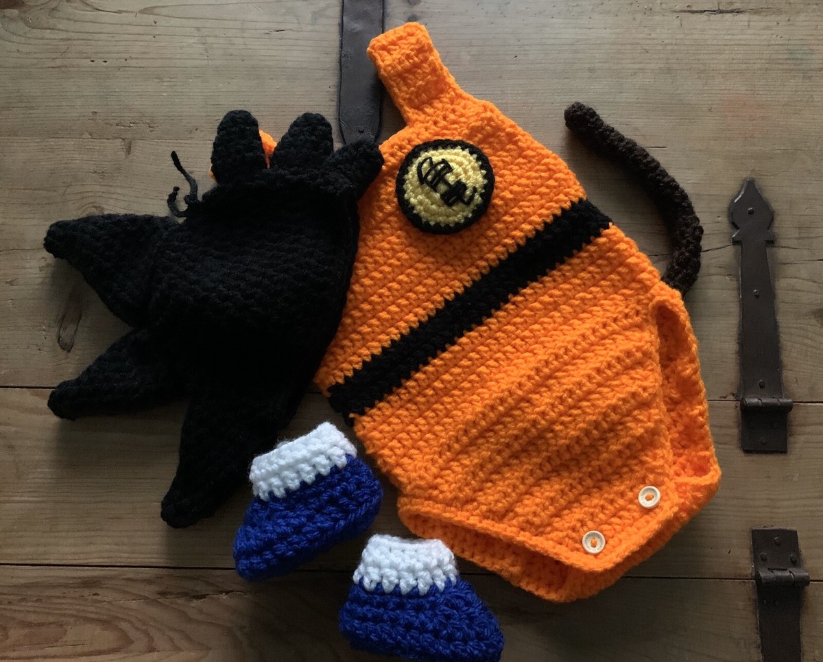 Ganchillo Conjunto Gorro Manoplas Y Patucos ReciÃ©n Nacido Disfraz