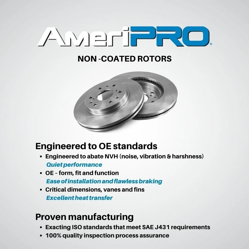 Disc Brake Rotor-Non-Coated AMERIBRAKES 493980 - Image 2 of 2