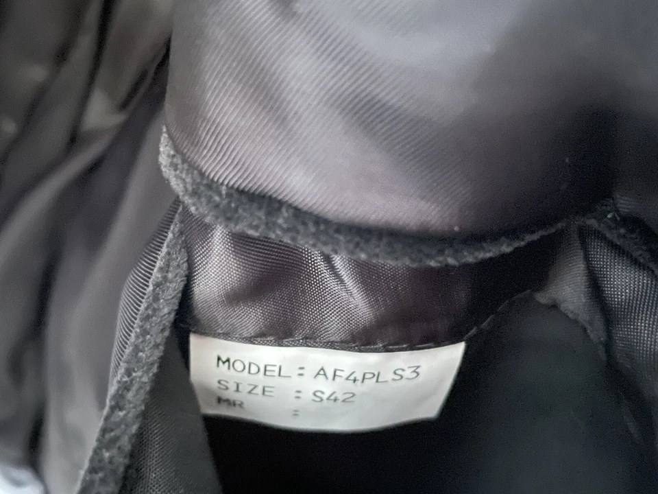 ALFANI HOMBRE BLAZER TALLA 42 NEGRO GAMUZA ABRIGO DEPORTIVO 3 BOTONES TRAJE CHAQUETA *COMO NUEVO* Foto 4 de 4