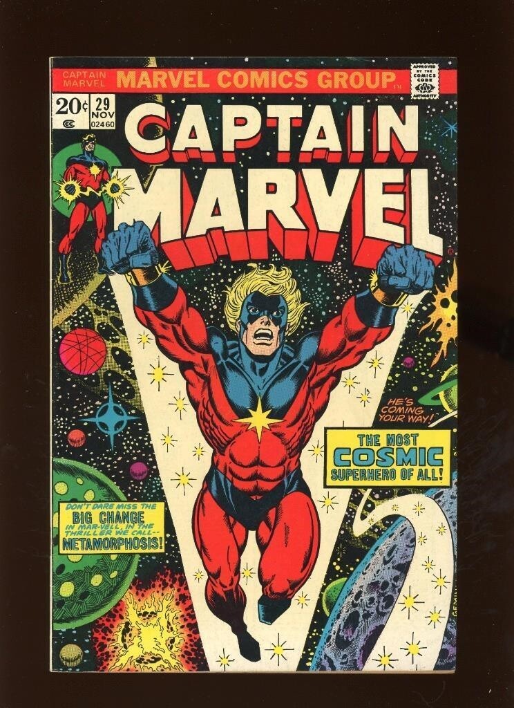 captain marvel 雑誌 Captain Marvel 29 VF- 7.5 High Definition Scans * | eBay