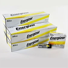 120 Energizer Industrial AA Alkaline Batteries (EN91, LR6)
