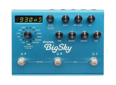 Strymon BigSky Multidimensional Reverb Pedal