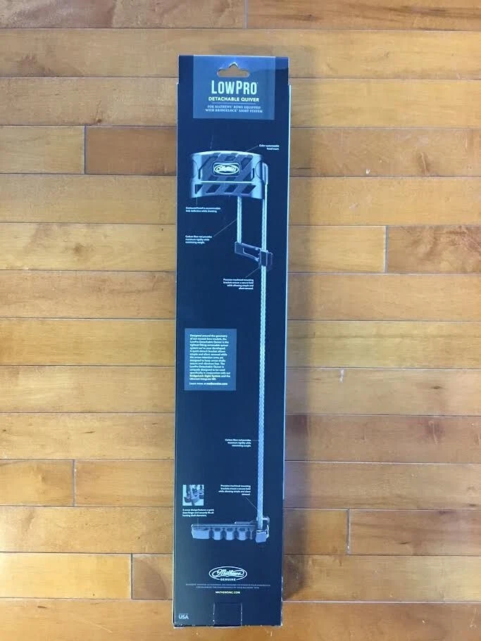 Bajo armadura desmontable Mathews Low Pro Quiver toda temporada diestro 5 flechas Foto 3 de 4