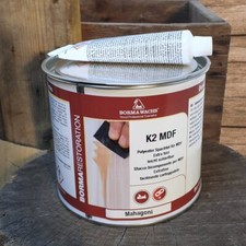 Masa do drewna K2 MDF - mahoń - 750g - szkielet drewniany