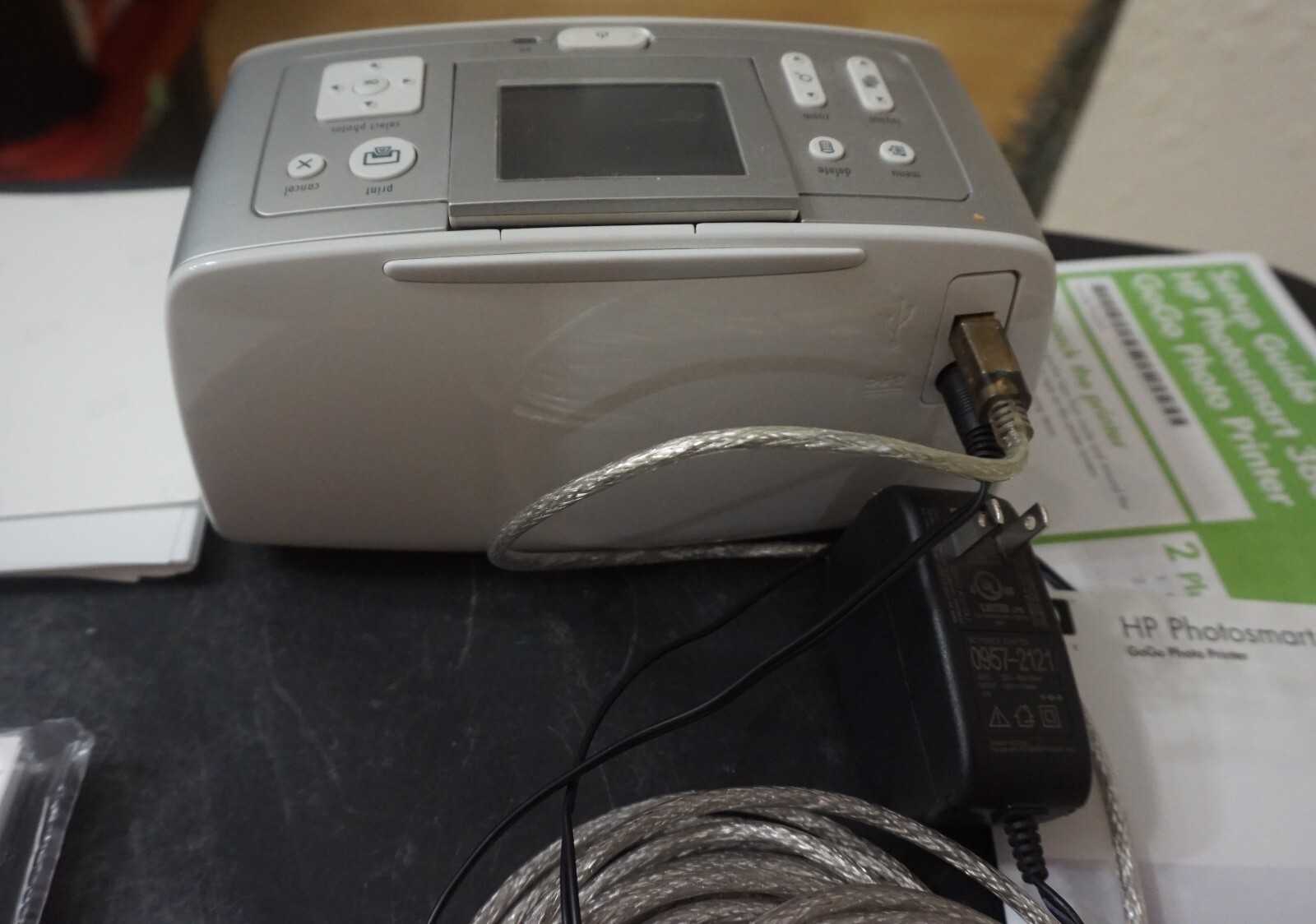 HP Photosmart 385 Digital Photo Inkjet Printer W/ Extras