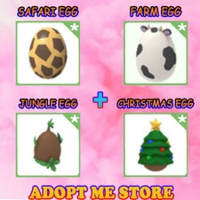 Adopt Your Pet !Chrismas Egg-Farm Egg-Jungle Egg-Safari Egg|Fast Delivery Roblox