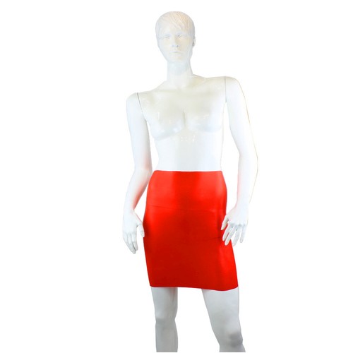 LatexDreamwear – roter SEXY 100% Latex Rock / Latexrock Dessou eng - B - - Picture 3 of 4