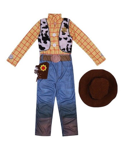 SN-F4-3 Kids Cowboy Woody Toy Story Buzz Lightyear Boys Book Week Costume - Picture 3 of 11