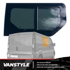 FITS VAUXHALL VIVARO 01>14 SLIDING OPENING WINDOW GLASS NON-SLIDING DOOR RIGHT