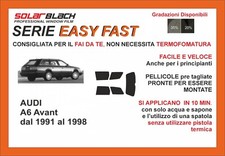 Audi a6 avant 94-98 pre-cut glass darkening films post kit EASY FAST