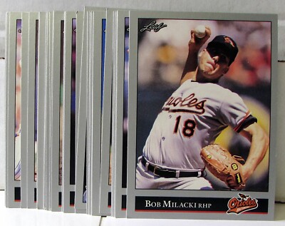 1992 Leaf Baseball Card Lot 34 MLB Cards Padres Rangers Mets Giants Yankees