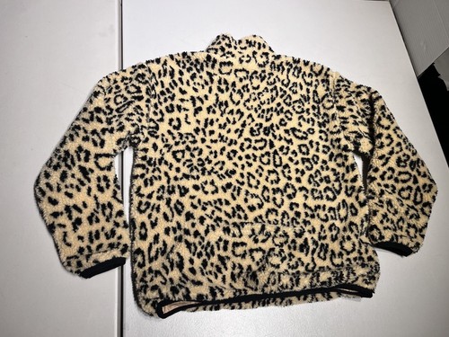 Polo Ralph Lauren Jacket Girls XL 16 Fleece 1/4 Zip Coat Animal Print Pony Poly - Picture 7 of 9