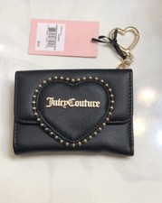 Juicy Couture Liquorice Love Never Dies Double Sided Trifold Wallet NWT