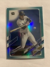 2021 Topps Chrome NPB #61 Kendai Gen Aqua Refractor /199  RC