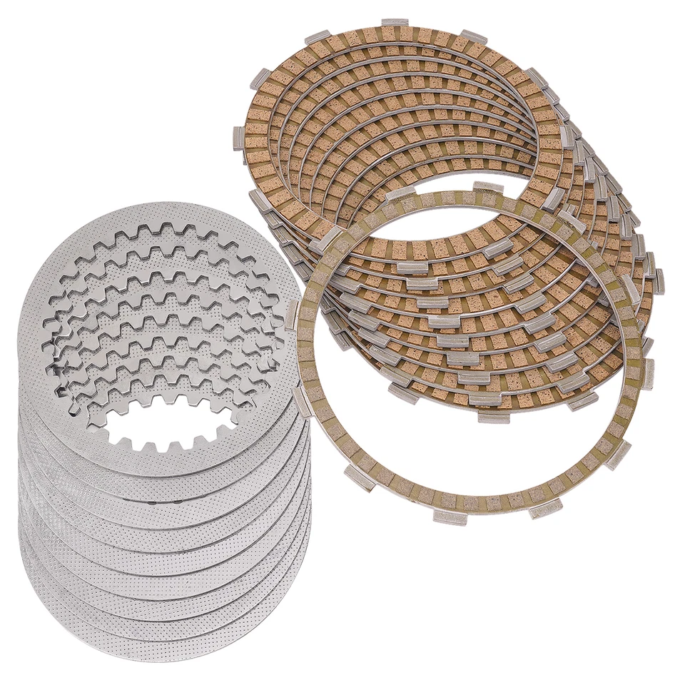 19Pcs Clutch Plates Kit 13088-0031 for Kawasaki ZG1400 Concours 14 GTR1400 08-17 Foto 4 de 4