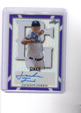 2021 Leaf Perfect Game All American Purple Proof Jackson Ferris Auto 1/1