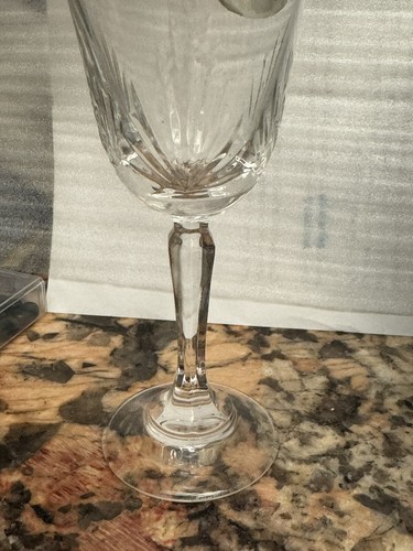 The Toscany Collection Oxford Cordial CRISTALLO 2 BICCHIERI ALTEZZA 5" JUGOSLAVIA TAGLIO H - Foto 9 di 21