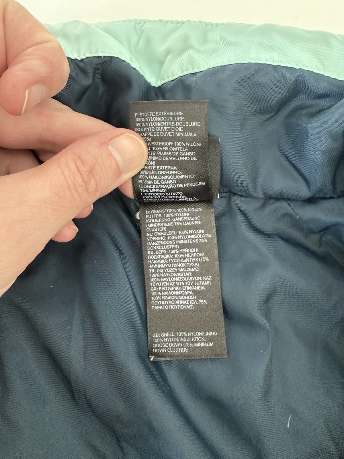 North Face Womens Aconcagua Jacket S Green Down Puffer thumbnail 8