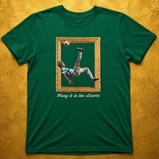 Daizen Maeda ? Overhead Kick Hang It In The Louvre T-Shirt (Army Green To 5XL)