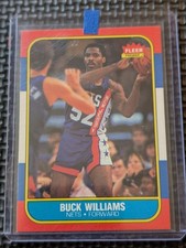 1986/1987 Fleer Basketball #123 Buck Williams '86 RC Rookie Card NM/MT Condition. rookie card picture
