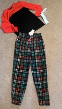 NWT Cat  Jack Unisex Pajamas Medium 8 Youth Holiday
