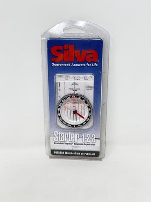 Silva Starter 1-2-3 Precision Compass 2801290 Johnson Outdoor Series ~Hiking NEW