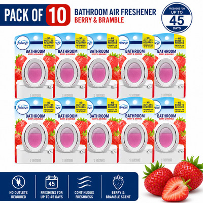 Febreze Bathroom Odor Eliminator Berry & Bramble Pack of 10 Freshener