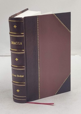 Dracula 1897 by Bram Stoker  [Leather Crafted]